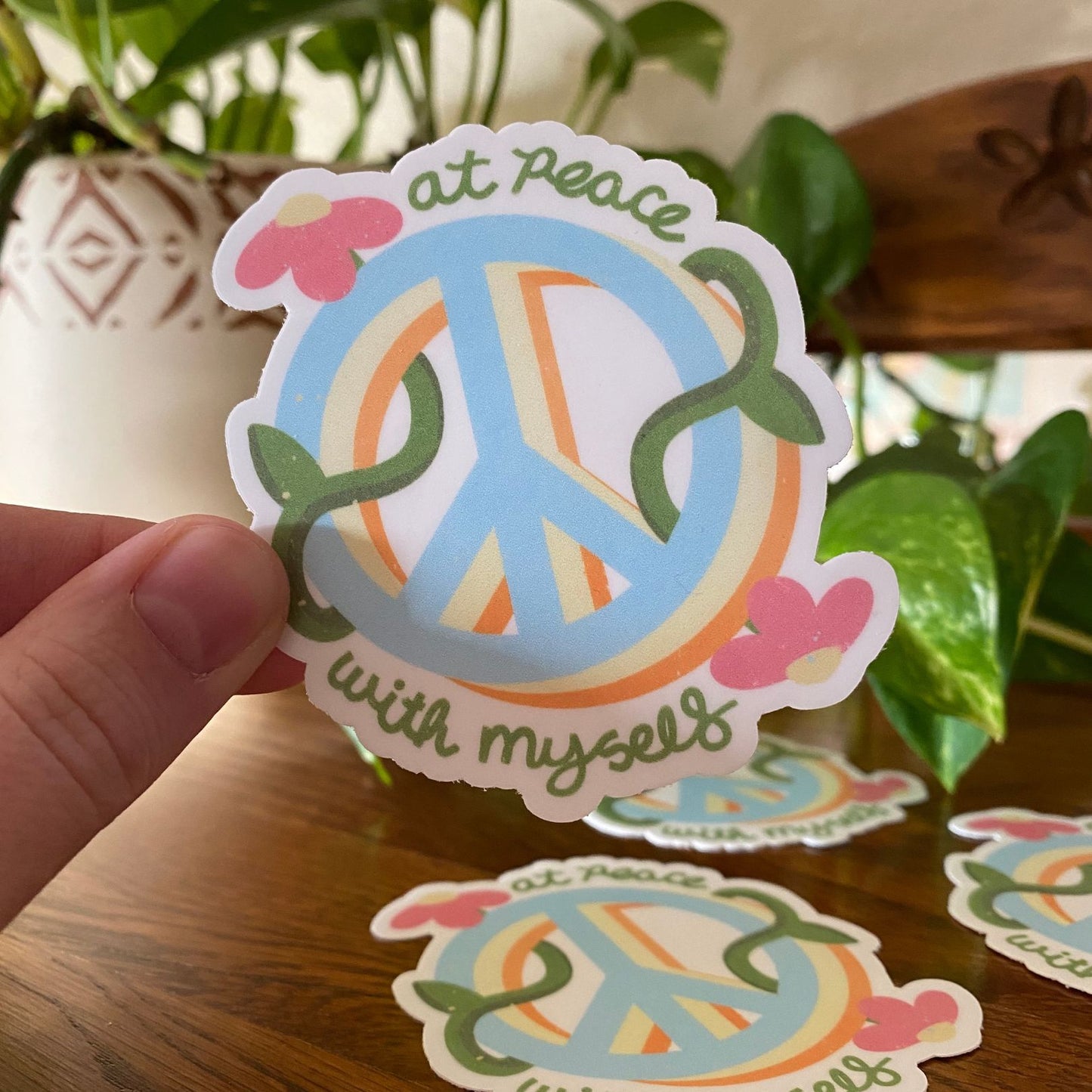 Peace With Myself Sticker