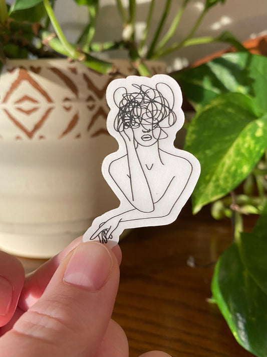 Migraine Brain Sticker