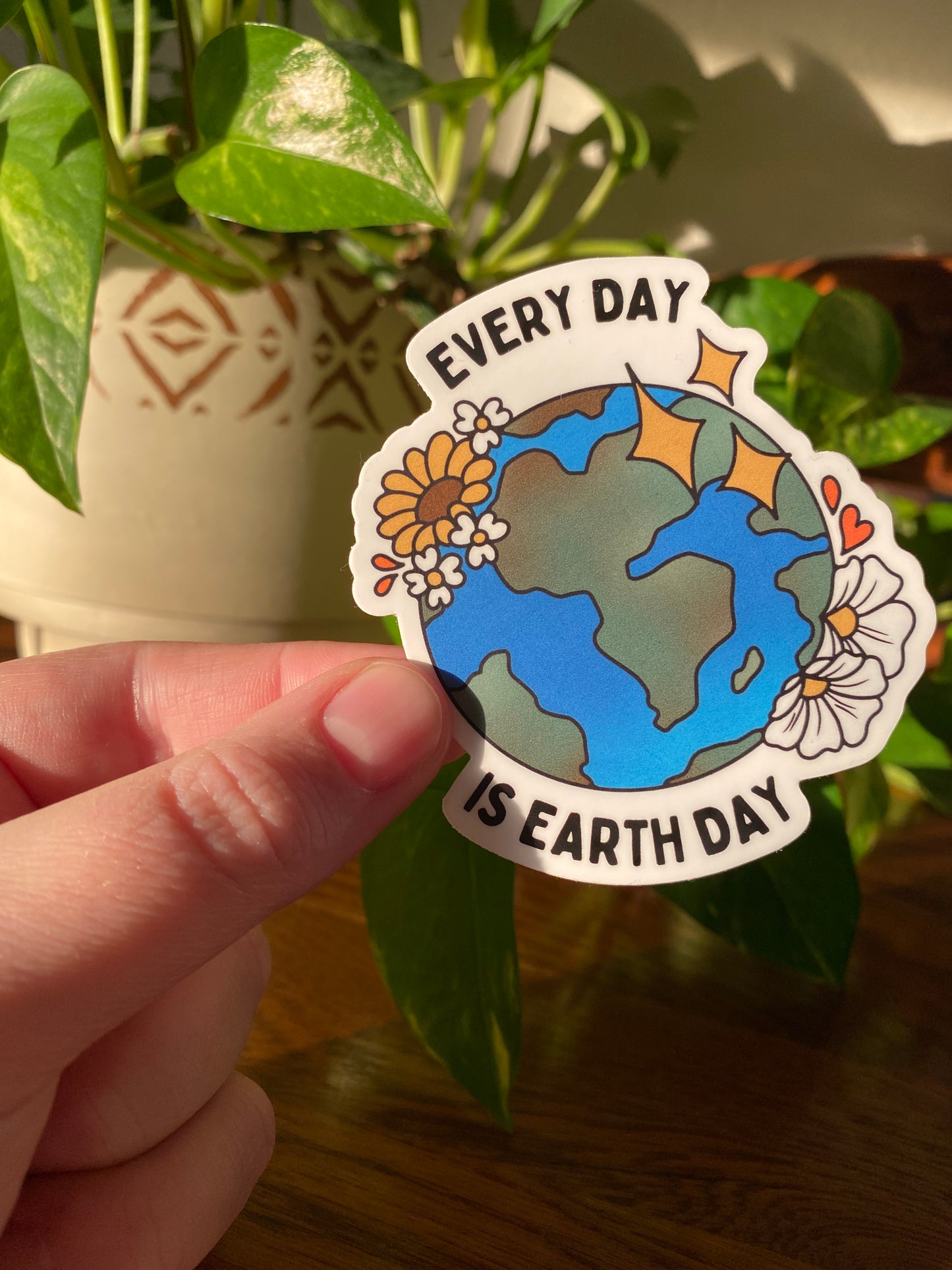 Earth Day Sticker